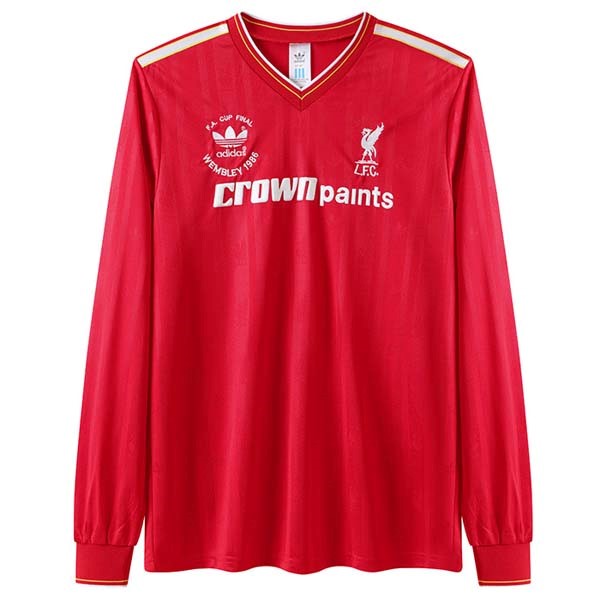 Camiseta Liverpool 1ª ML Retro 1985/86